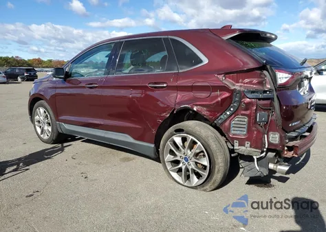 2017 Ford Edge Titanium from USA, damaged, VIN 2FMPK4K82HBB70983